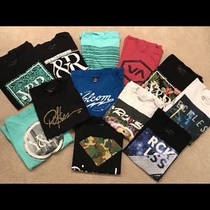 Lot of  12 Pacsun Mens Medium T-SHIRTS all for $60